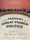 Cover image for The Tragedy of Great Power Politics (Updated Edition)